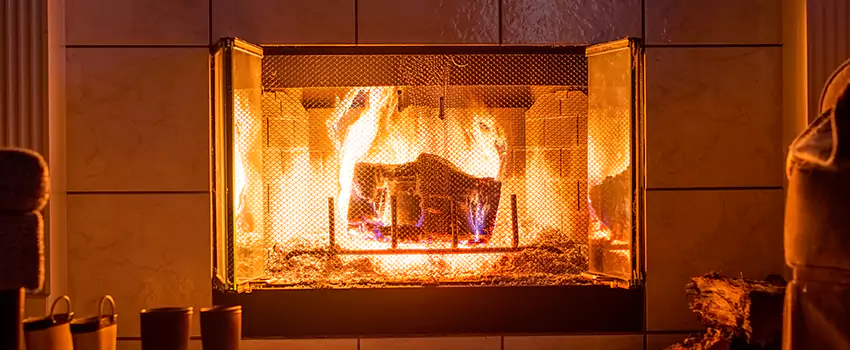 Mendota Hearth Landscape Fireplace Installation in Boardman, Ohio