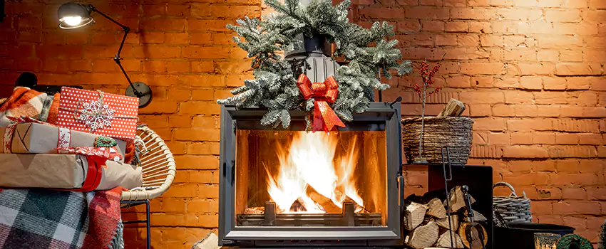 Travis Industries Linear Gas Fireplace Installation in Boardman, Ohio
