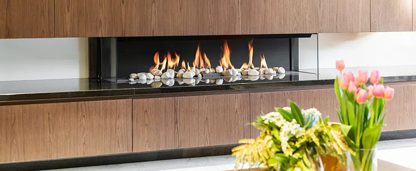 Double-height Fireplace Design Refurbishment in Boardman, Ohio