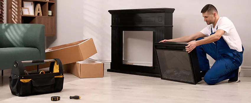 Old Rusted Metal Fireplace Repair And Replacement in Boardman, OH